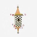 Metal Bird Feeder Creative Pattern Birdhouse Hanging Decor Garden Yard Window Parrot Feeding Pendant Decoration