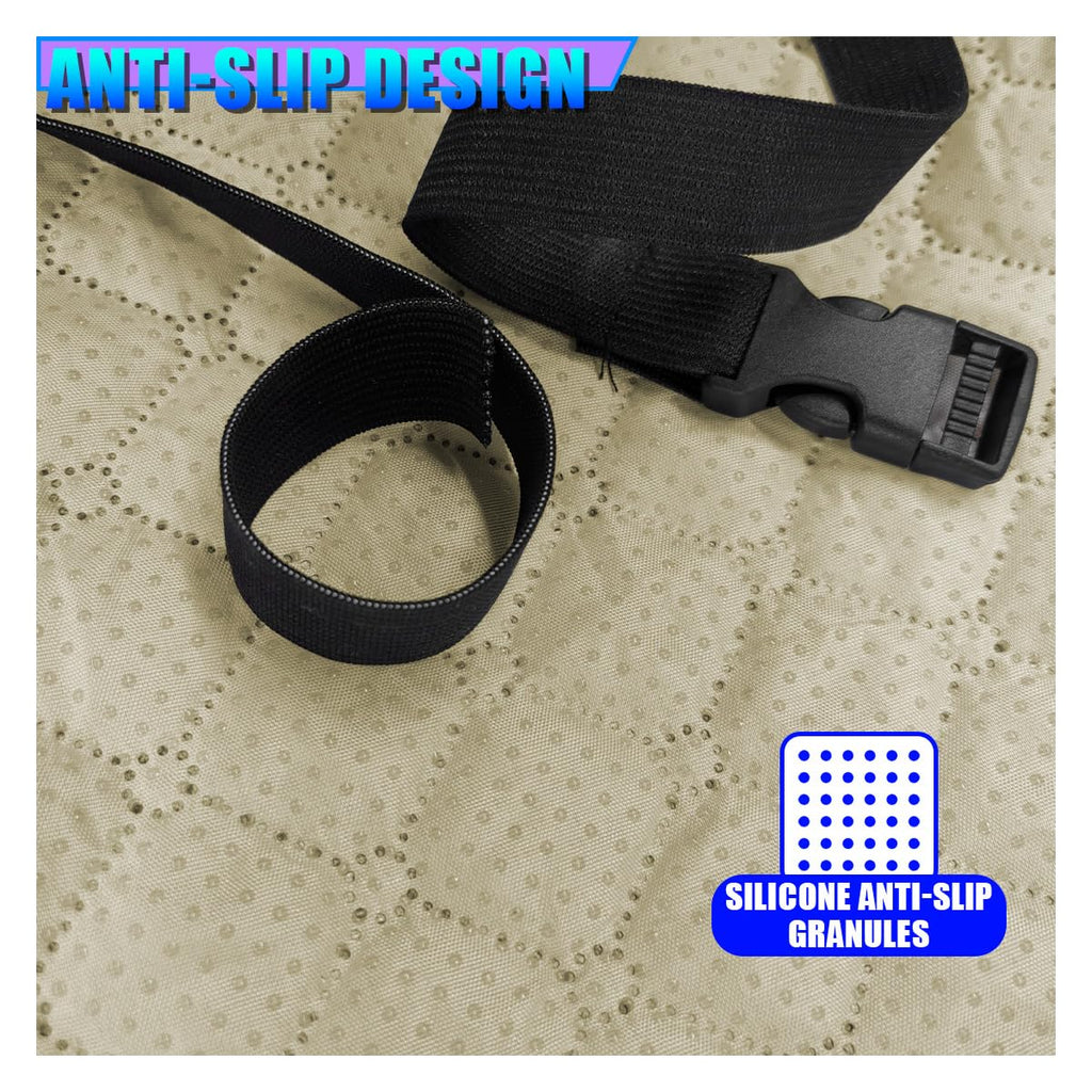Dog Car Seat For Small Medium Dogs, Pet Front Seat Protector, Black Waterproof & Scratch-Proof Dog Car Seat Cover Booster Sofa, Non-Slip Portable Travel Safety Pet Carrier Bed For Car Truck SUV