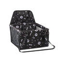 Pet Car Seat, Breathable Foldable Cat Dog Car Booster Seat With Safety Leash & Mesh Window, Waterproof Oxford Cloth Vehicle Travel Basket For Small Medium Dogs & Cats