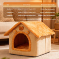 Cat Bed, Winter Warm, Enclosed, All-season, Removable And Washable, Suitable For Cats And Dogs.