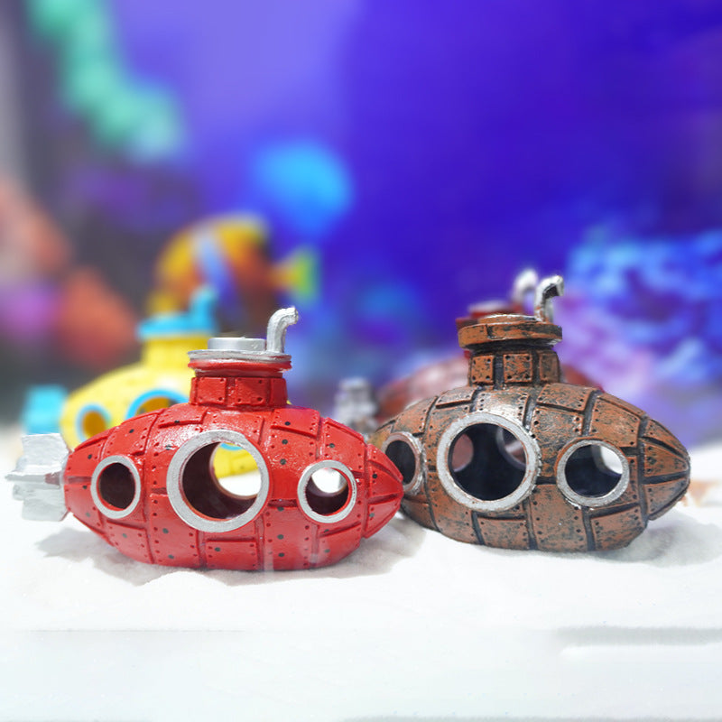 Aquarium PVC Decoration Hiding House Ornament
