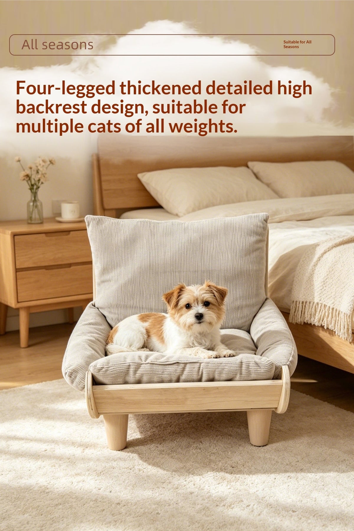 Wear-Resistant Integrated Cat Sofa Bed