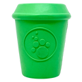 Coffee Cup Rubber Dog Chew Toy for Power Chewers | Treat Dispenser | USA Made