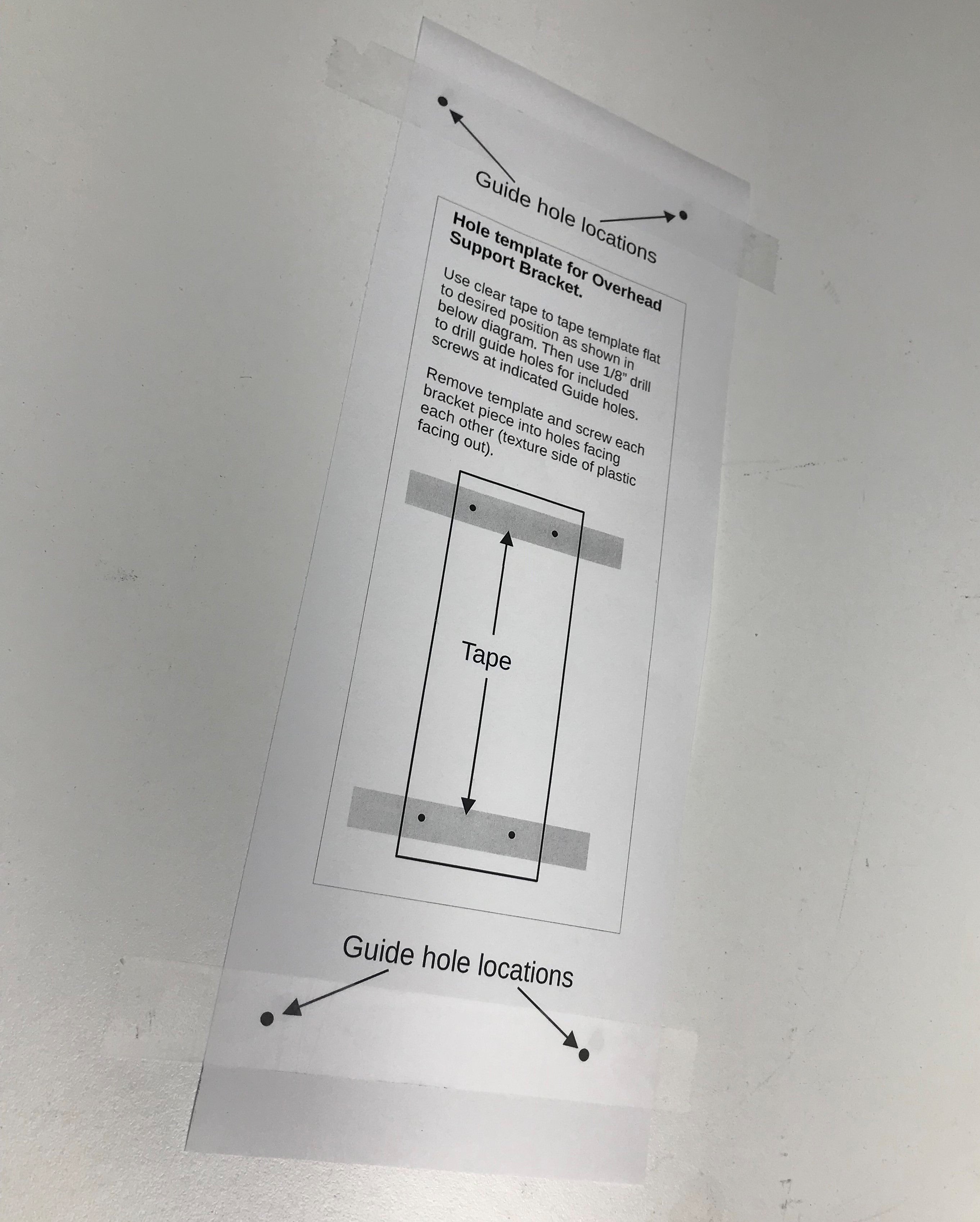 Overhead Mounting Bracket