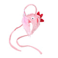 New Head Wearing Feather Funny Cat Stick Funny Cat Toy Stick Gray Big Eye Pet Toys Pet Products