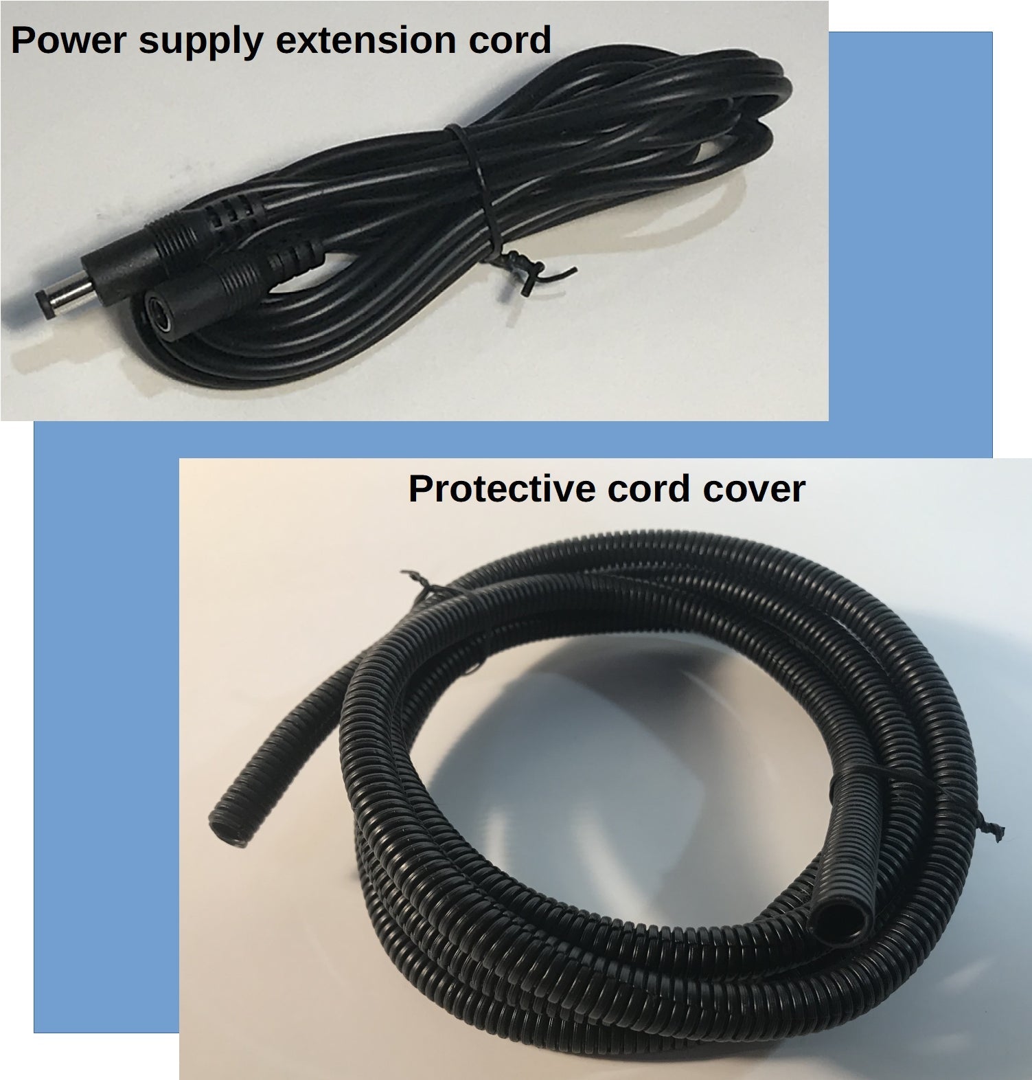 Extension cords and cord protectors.