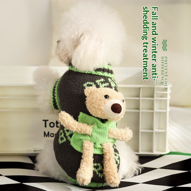Dog Clothes Autumn Bichon Frise Puppy Sweater