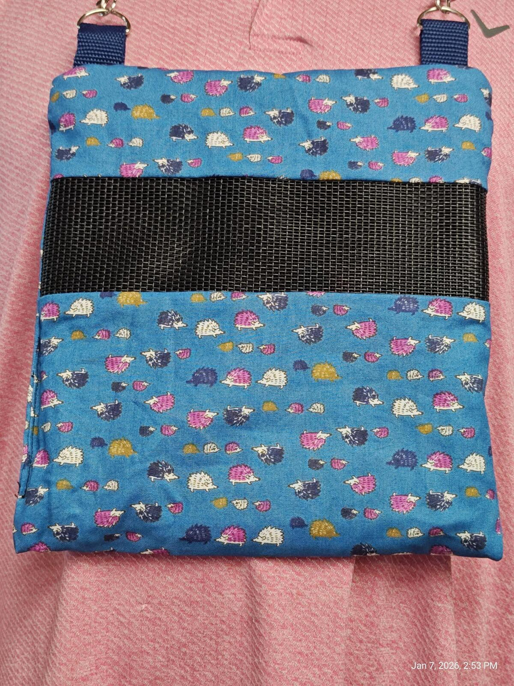 Bonding bags with Mesh, Zipper & Adjustable Strap Machine Washable