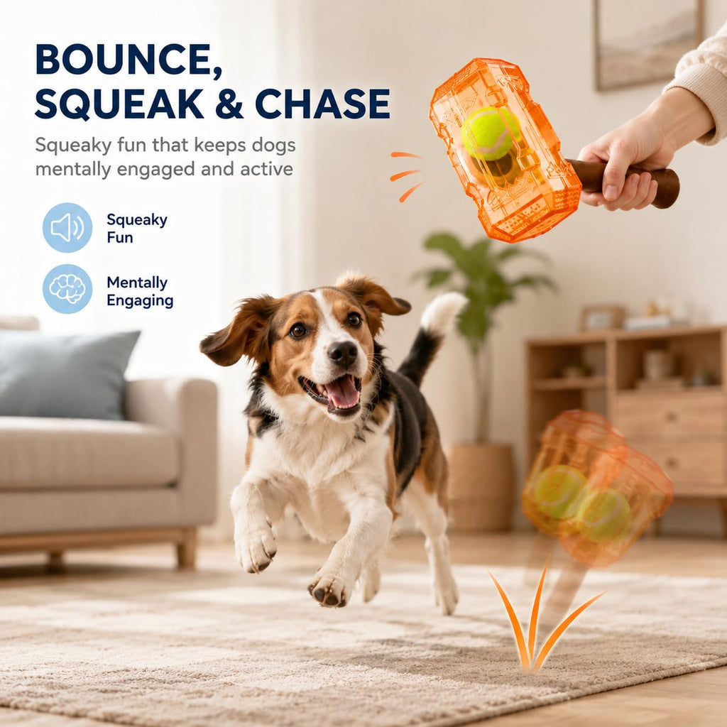 Tennis Ball In Bottle Interactive Dog Chew Toy For Medium And Large Breeds