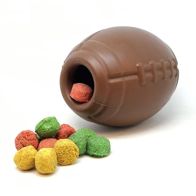 Football Dog Chew Toy & Treat Dispenser - USA Made | SodaPup