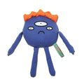 Touchdog Cartoon Monster Plush Dog Toy - Dark Blue